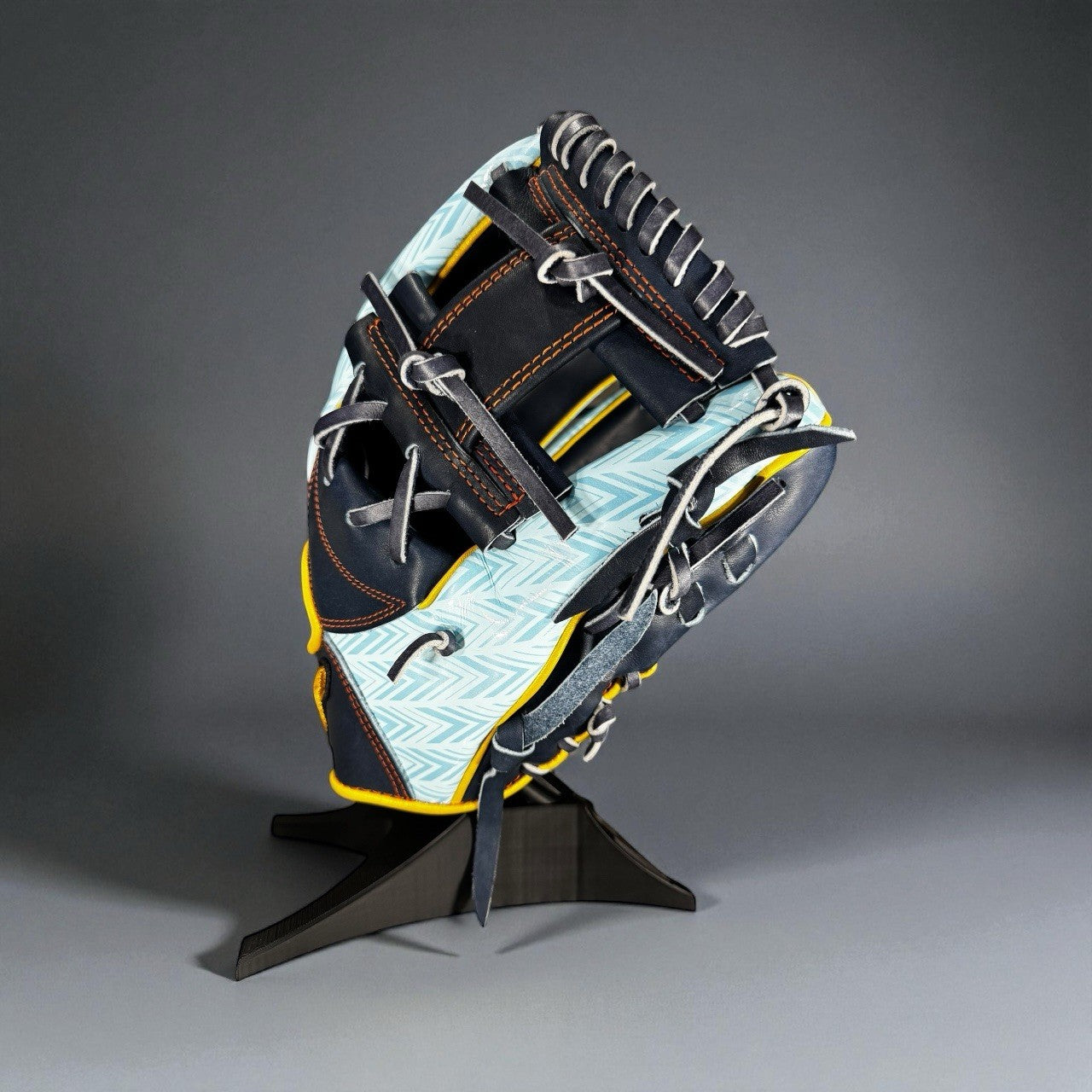 Limited Edition Mizuno Pro Canada Exclusive 11.5”  - Navy/Aqua/Yellow - Rare!