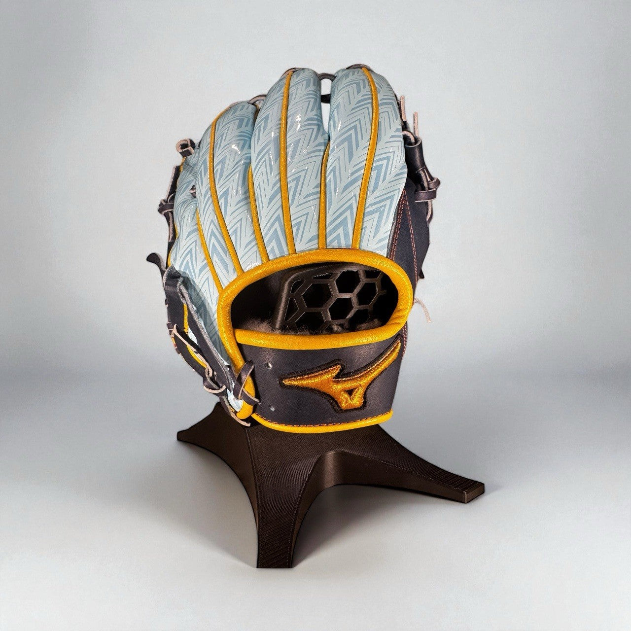 Limited Edition Mizuno Pro Canada Exclusive 11.5”  - Navy/Aqua/Yellow - Rare!