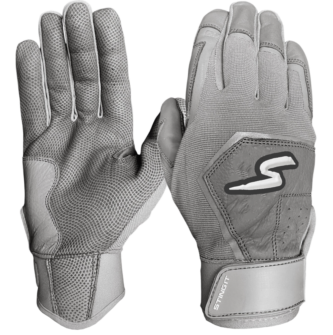 Color Crush Batting Gloves - Smoke Gray