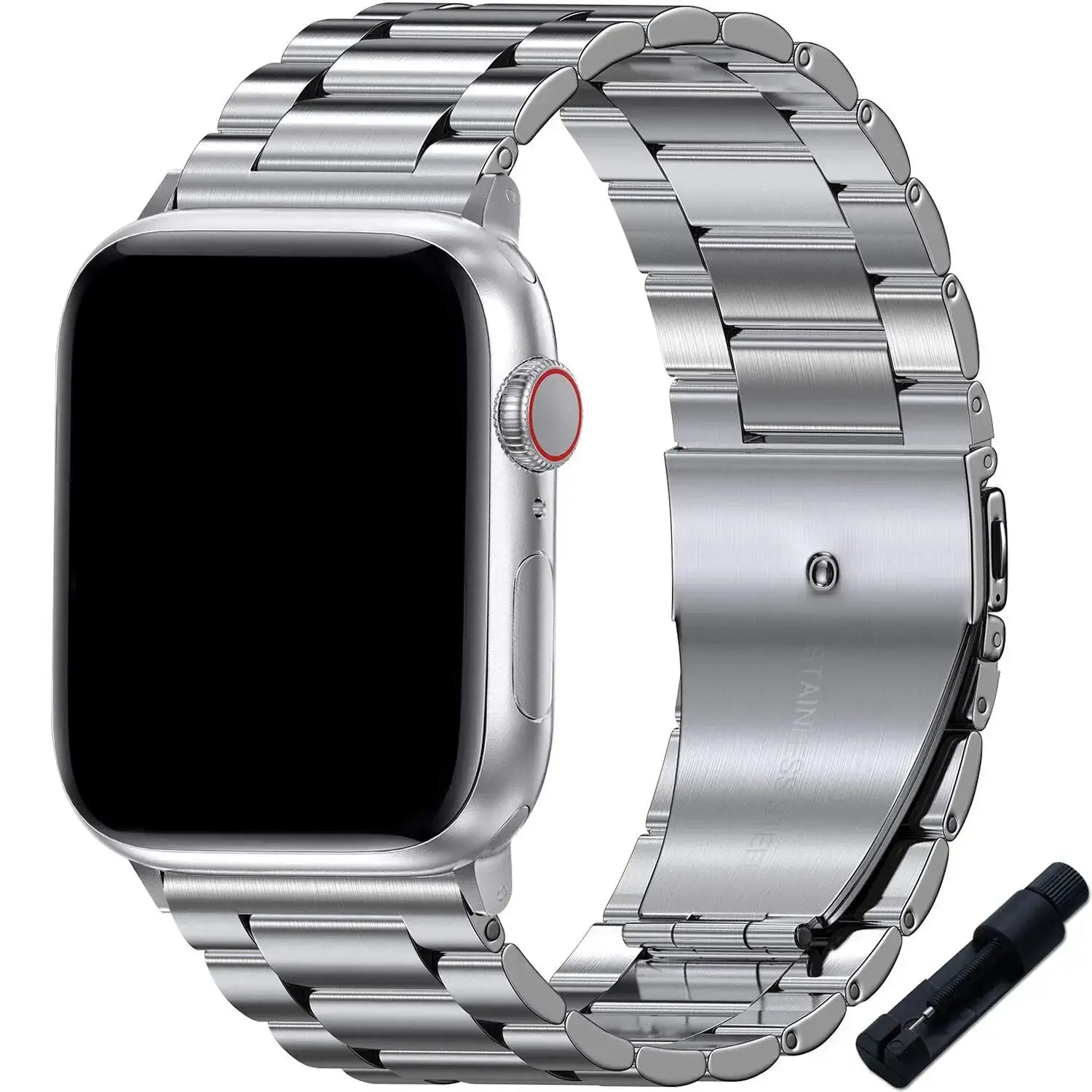 Apple Watch Stainless Steel Band - Sleek Durable Design
