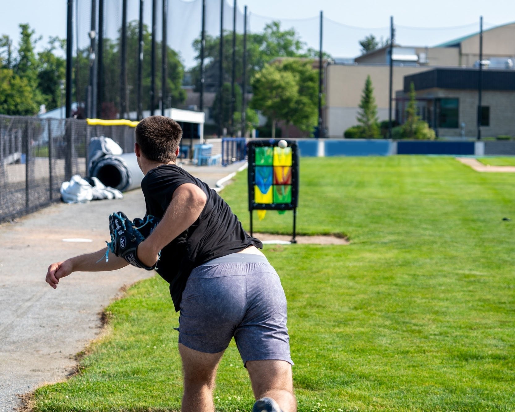 Colored 6 Hole Pitch Target
