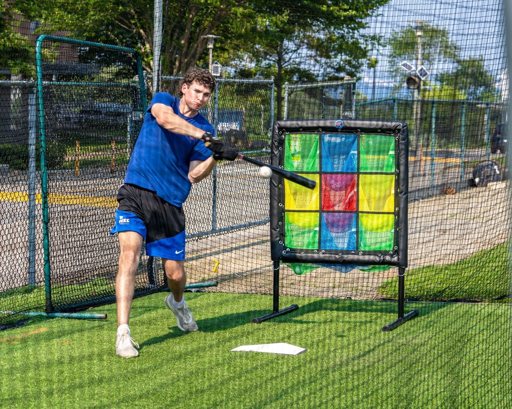 Colored 9 Hole Pitch Target