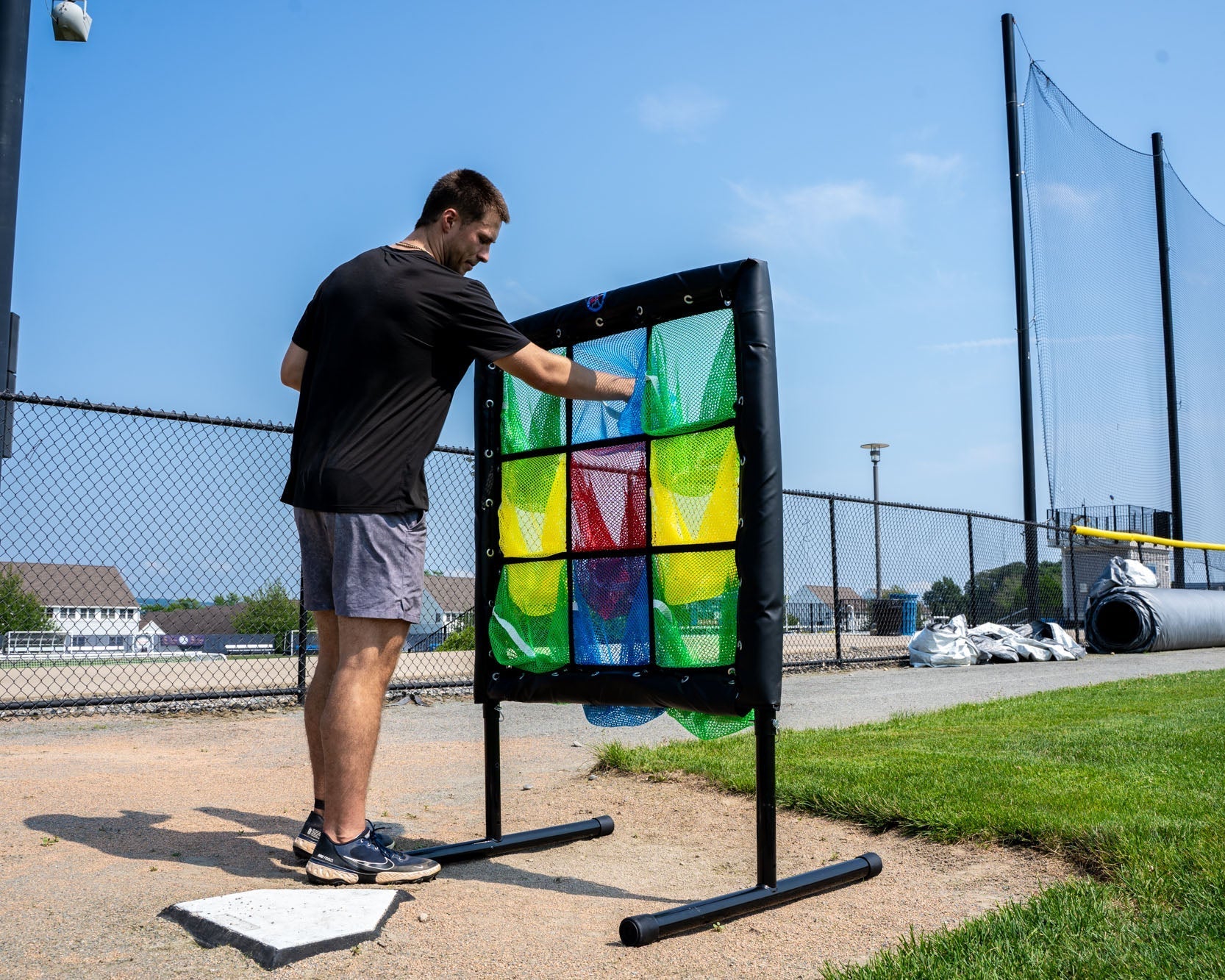 Colored 9 Hole Pitch Target