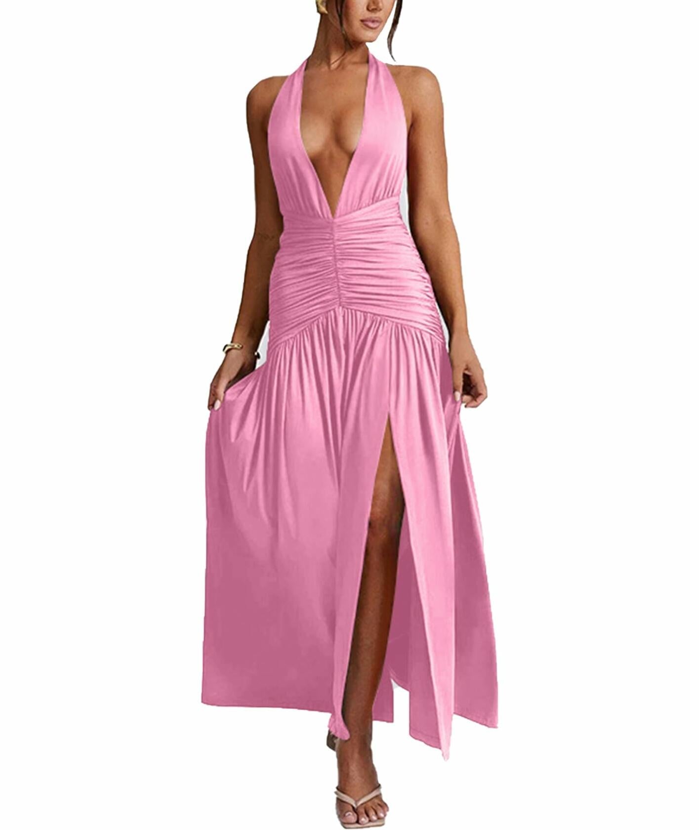 sheer arm dress Milla Women's Sheer Sleeves Maxi Tulle Dress main image 0