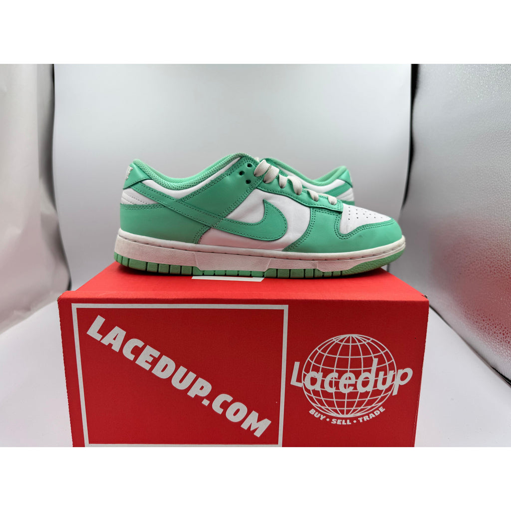 PRE OWNED Nike Dunk Low Green Glow (Women's) No Box
