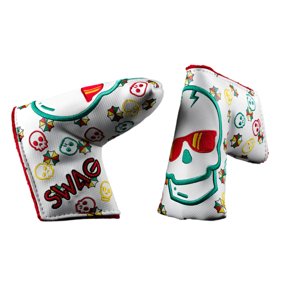 Swag Golf - Arnold Palmer Invitational Sunday Skull 003 (1/50) Blade Putter Headcover *opened,  no bag*