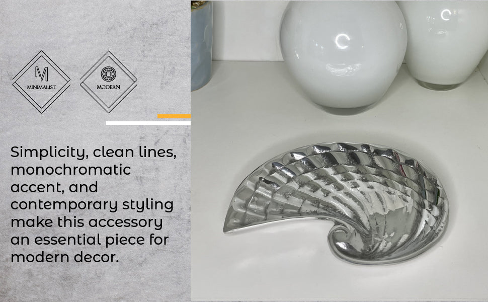 Seashell Soap Dish - Hand-Cast Ceramic Beach Jewelry Dish, Eco-Friendly