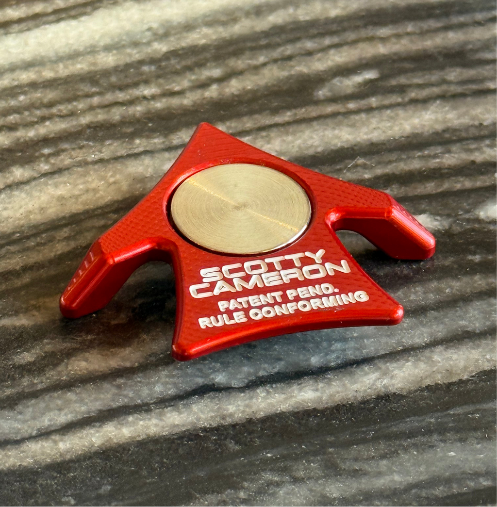 Scotty Cameron Red Aero Alignment Tool Putting Set