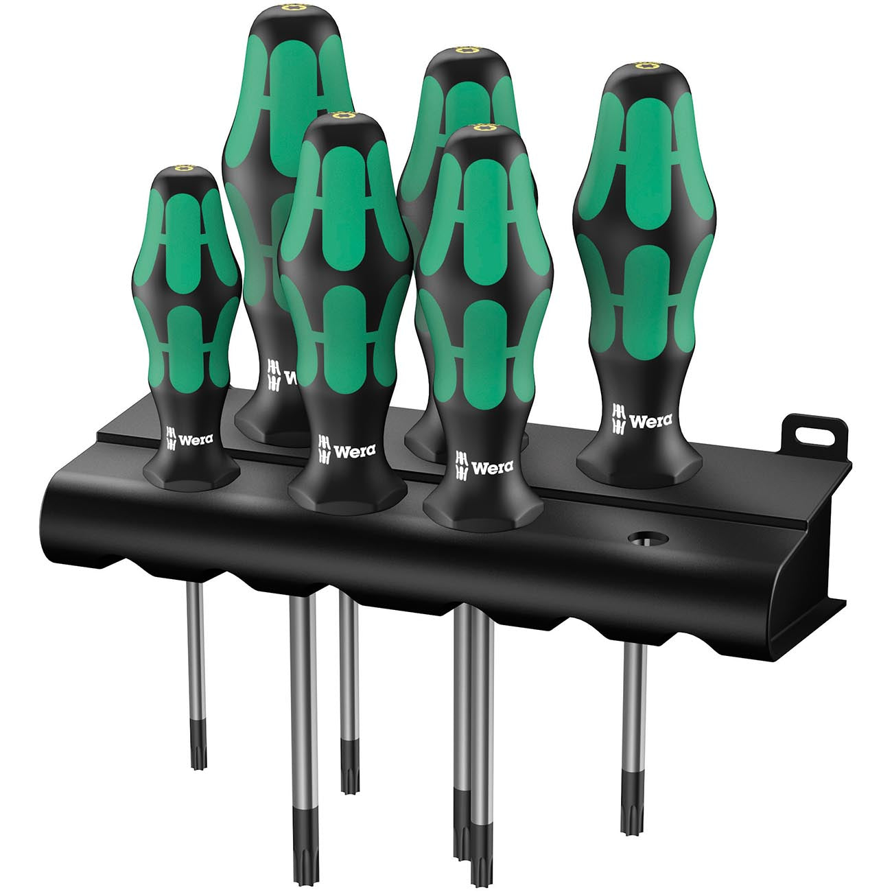 Wera TORX Screwdriver Set with Hold Function and Rack (6-Piece Set)