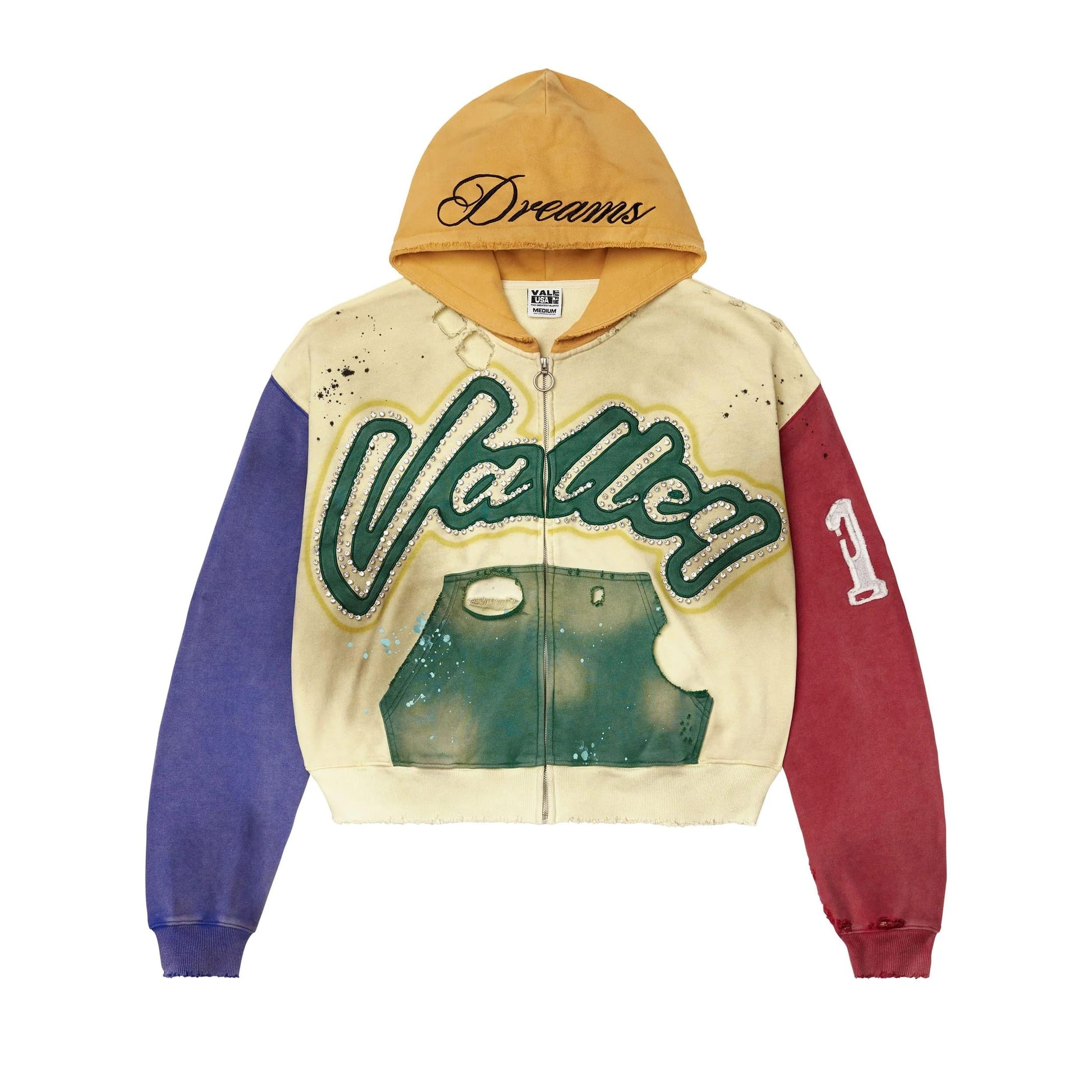 Vale Forever Collage Zip Up 'Cream/Multi'