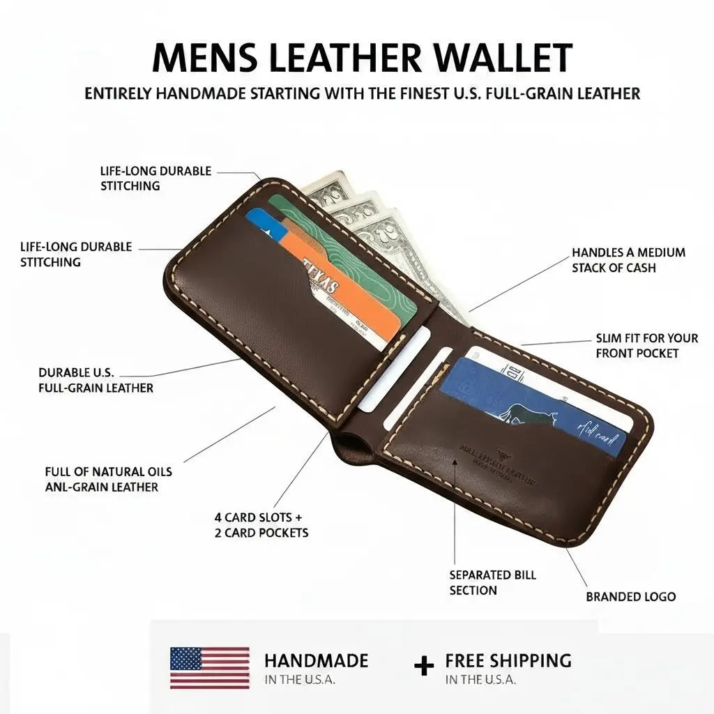 Rio Grande Bifold Wallet - Walnut Brown