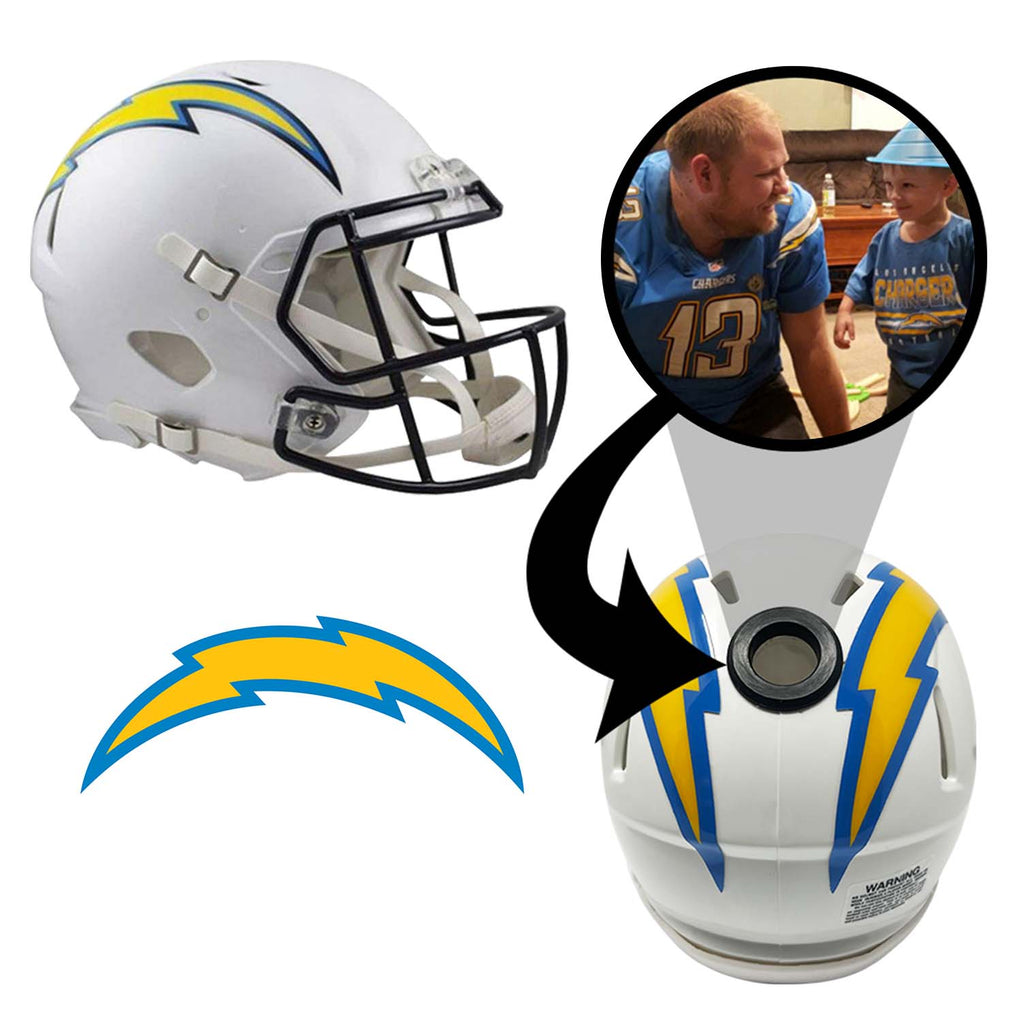 Los Angeles Chargers NFL Mini Helmet - Picture Inside