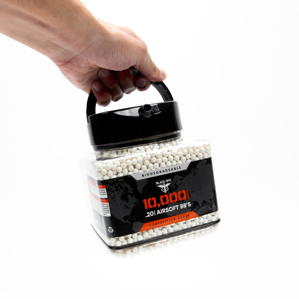 Biodegradable Airsoft 6mm/.20g BBs - 10,000 Count