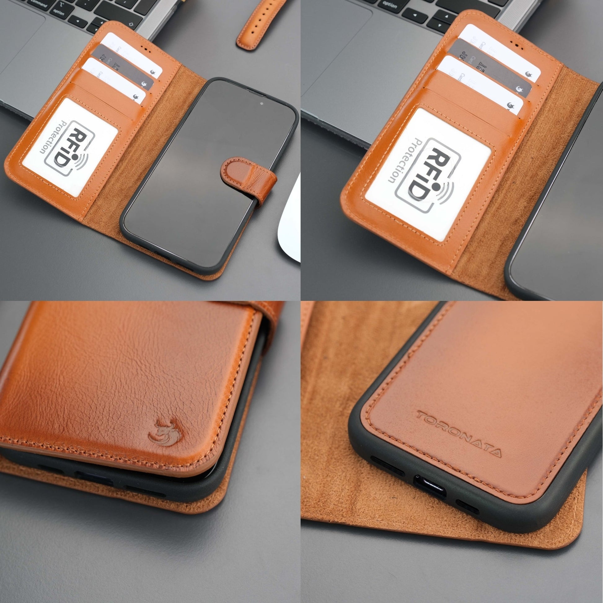 Casper Leather iPhone 14 Pro Wallet Case | MagSafe