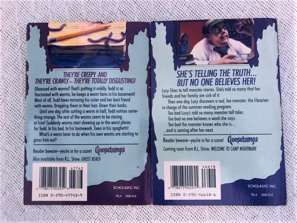 USED - set of 2 Goosebumps books