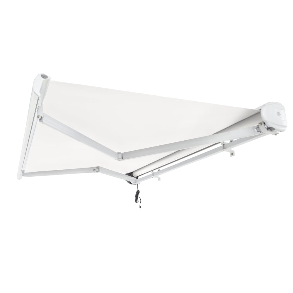 [10X08FT] Awntech Key West Premium Electric Outdoor Motorized Retractable Awning [FCL10/FCR10-SBY] (SAK62183)