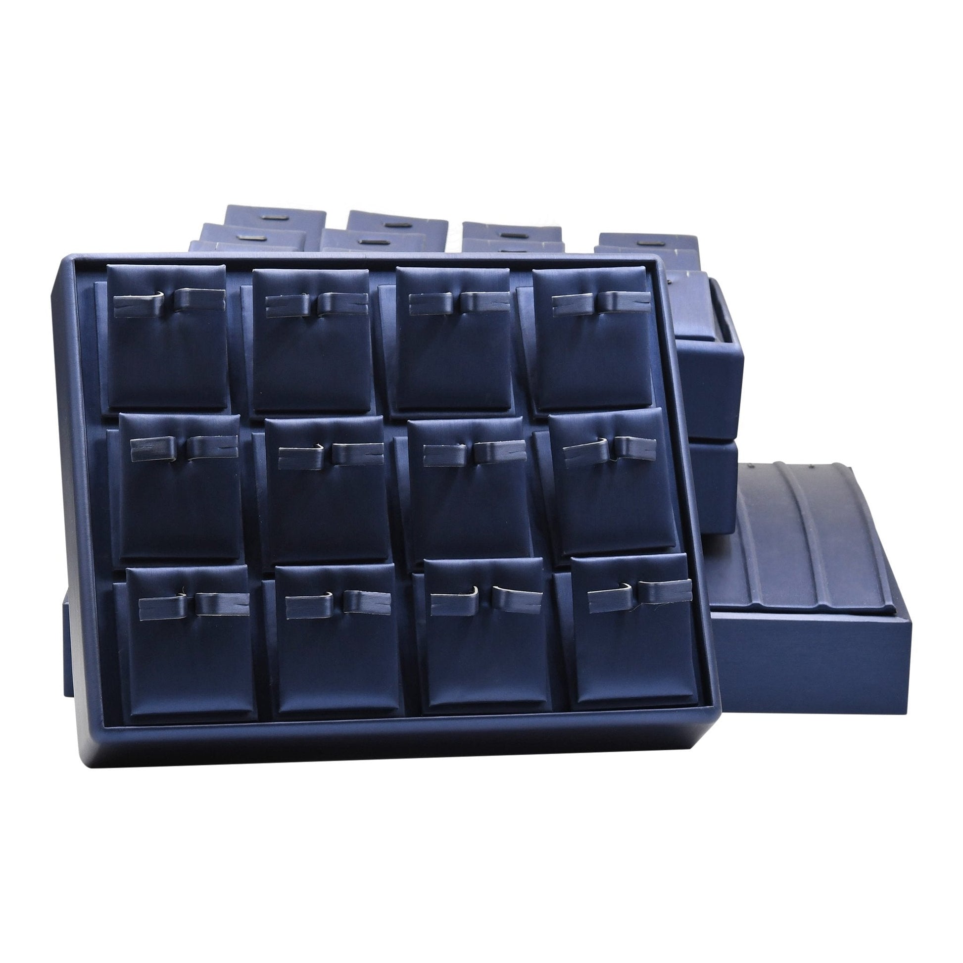 12 Pair Earring Display Tray With White Pad Inserts