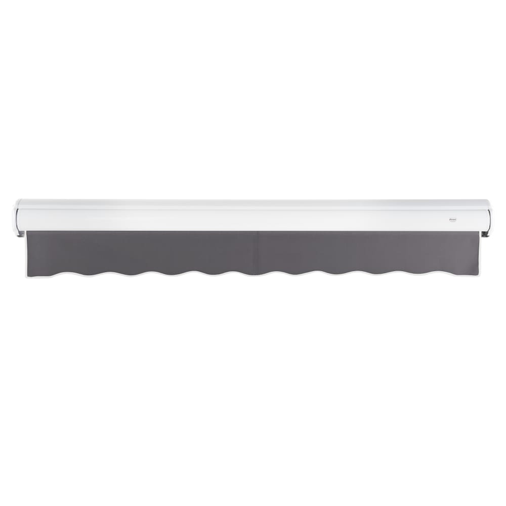[12X10FT] Awntech Key West Premium Manual Outdoor Retractable Awning [FCM12-SBY] (SAK35497)