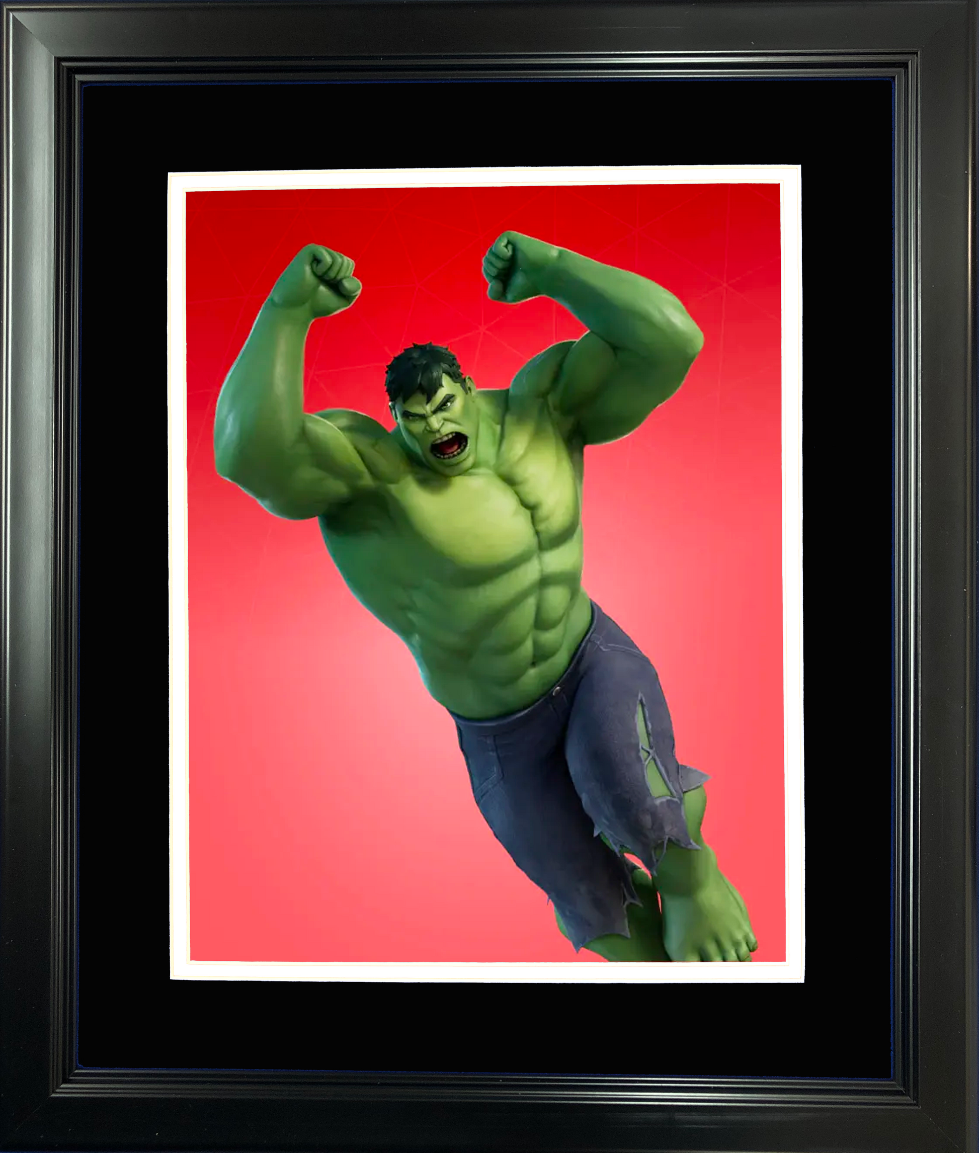 Framed Hulk Marvel Fortnite Skin 11"x14" Video Game Photo