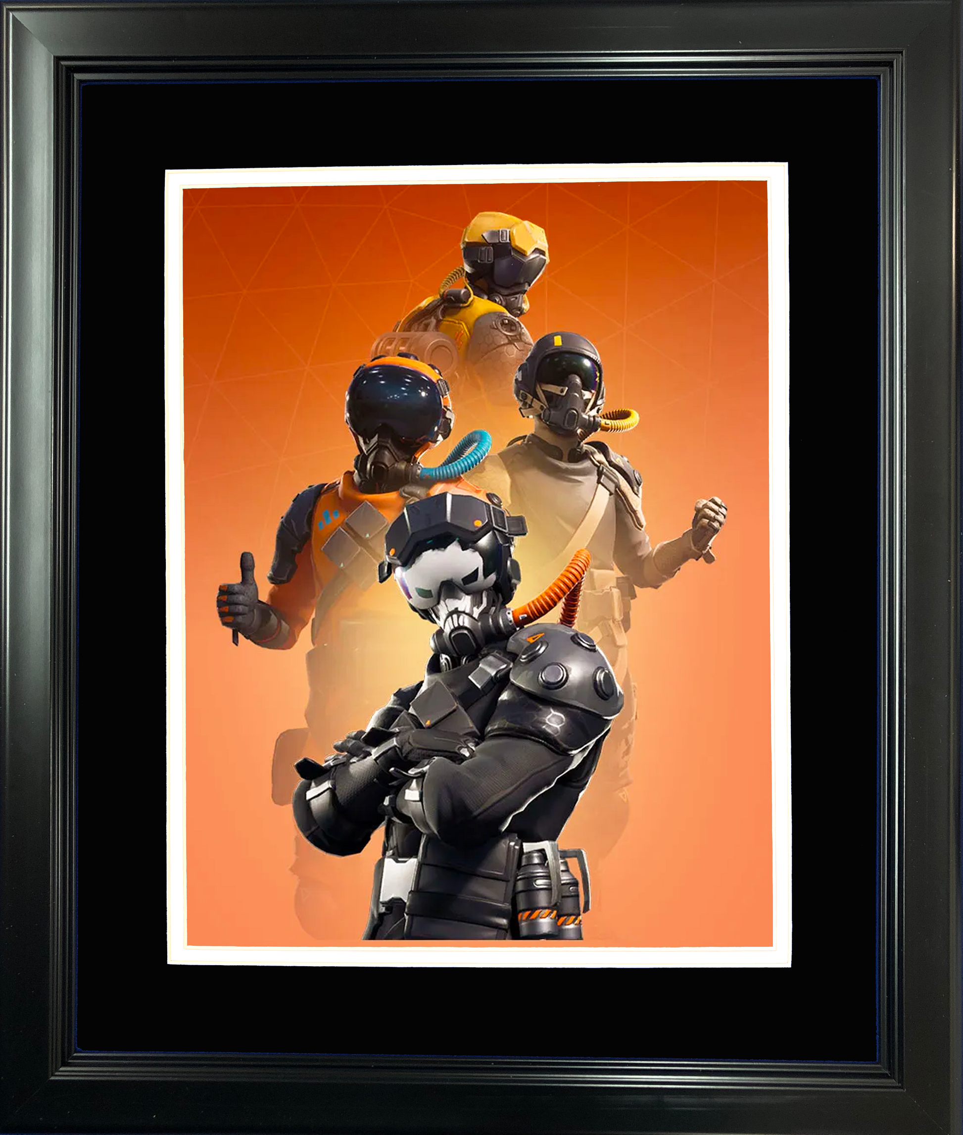 Framed Supersonic Legendary Fortnite Skin 11"x14" Video Game Photo