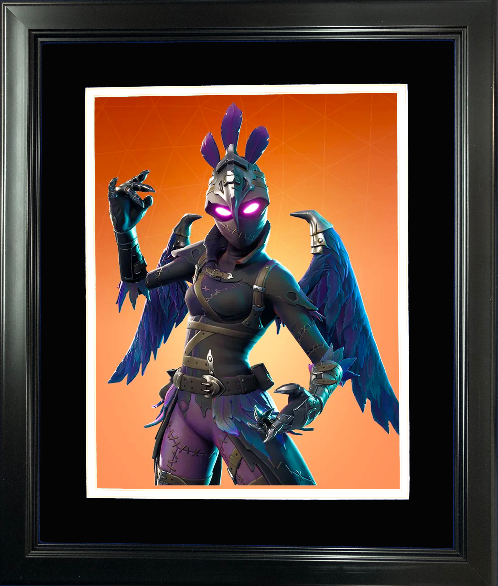 Framed Ravage Legendary Fortnite Skin 11"x14"Video Game Photo