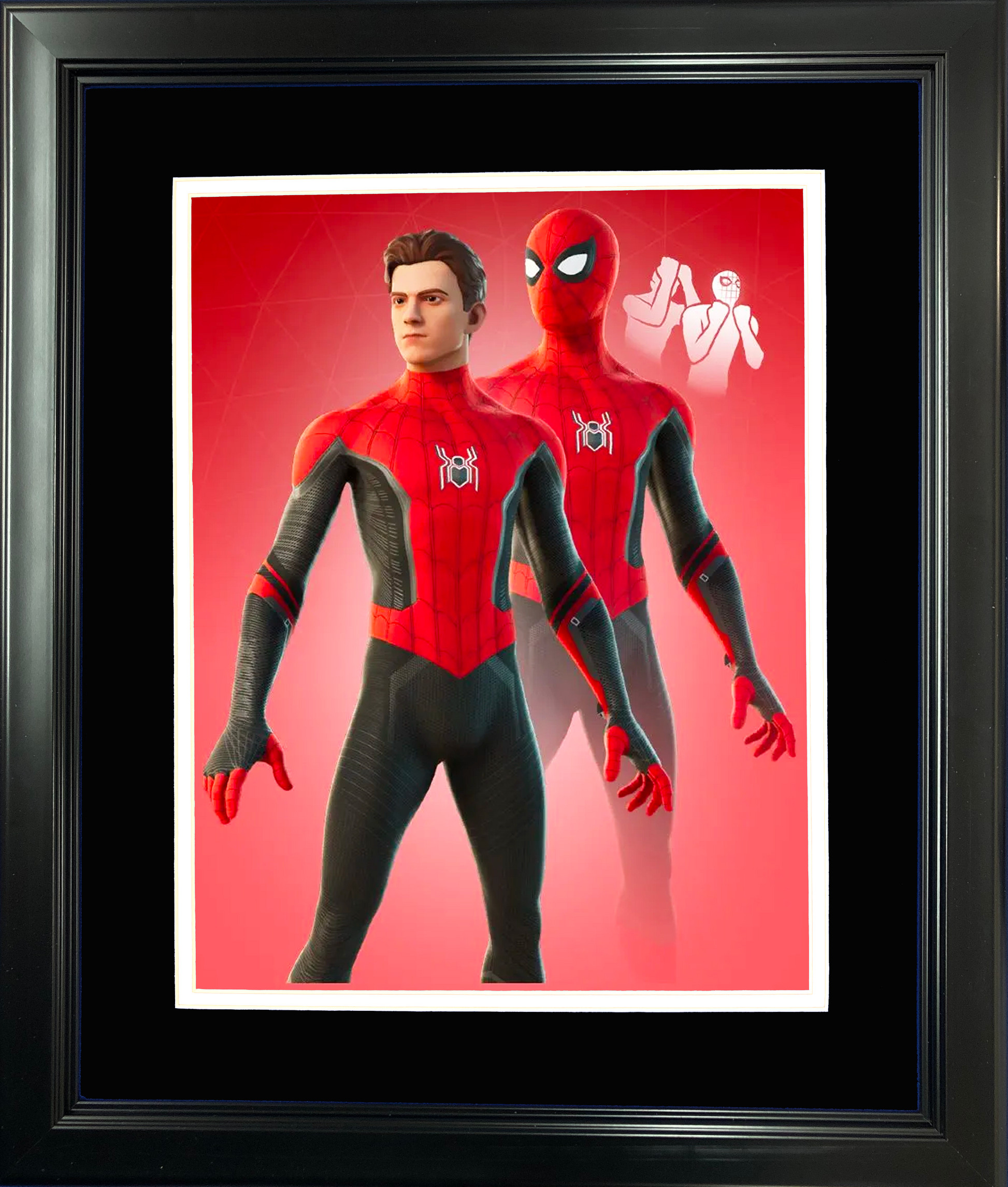Framed Spider-Man (No Way Home) Marvel Fortnite Skin 11"x14"Video Game Photo