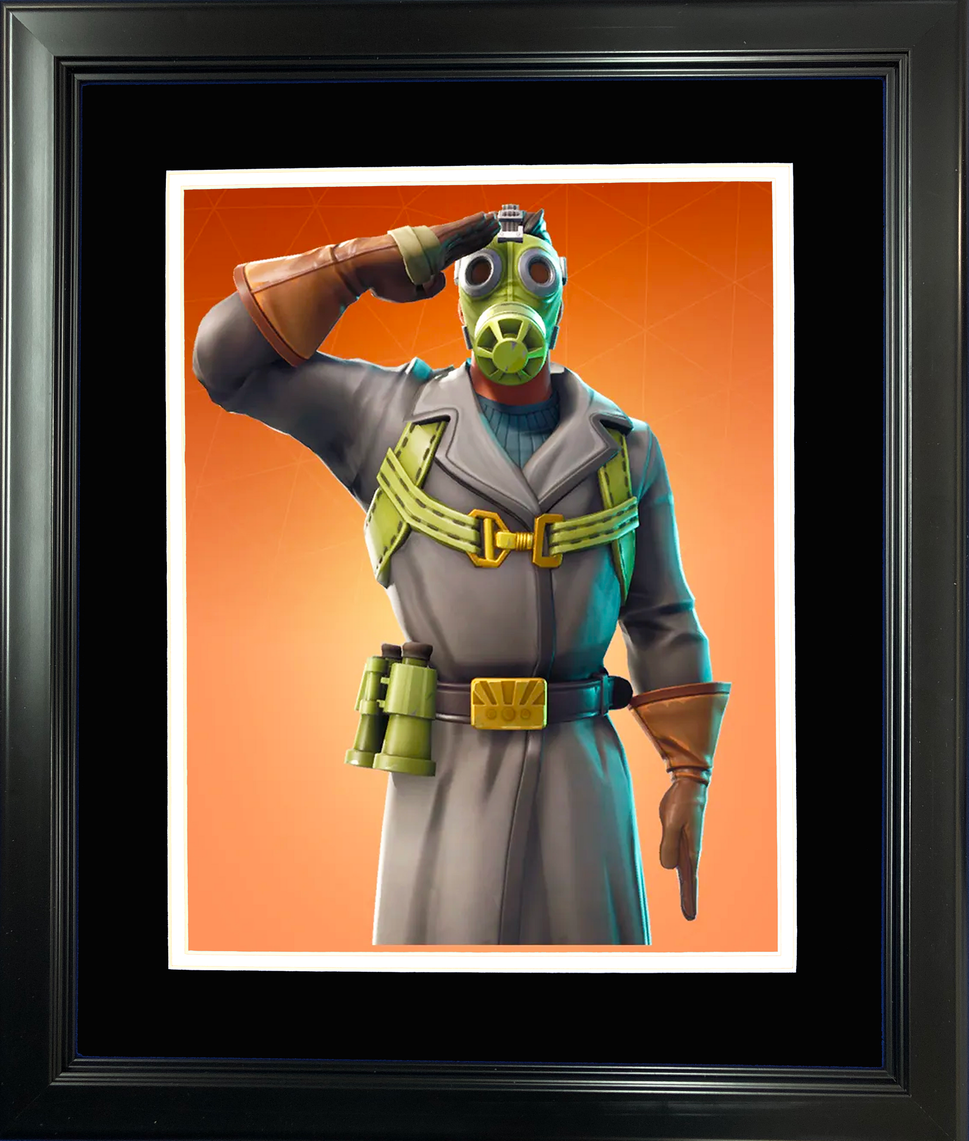 Framed Sky Stalker Legendary Fortnite Skin 11"x14"Video Game Photo