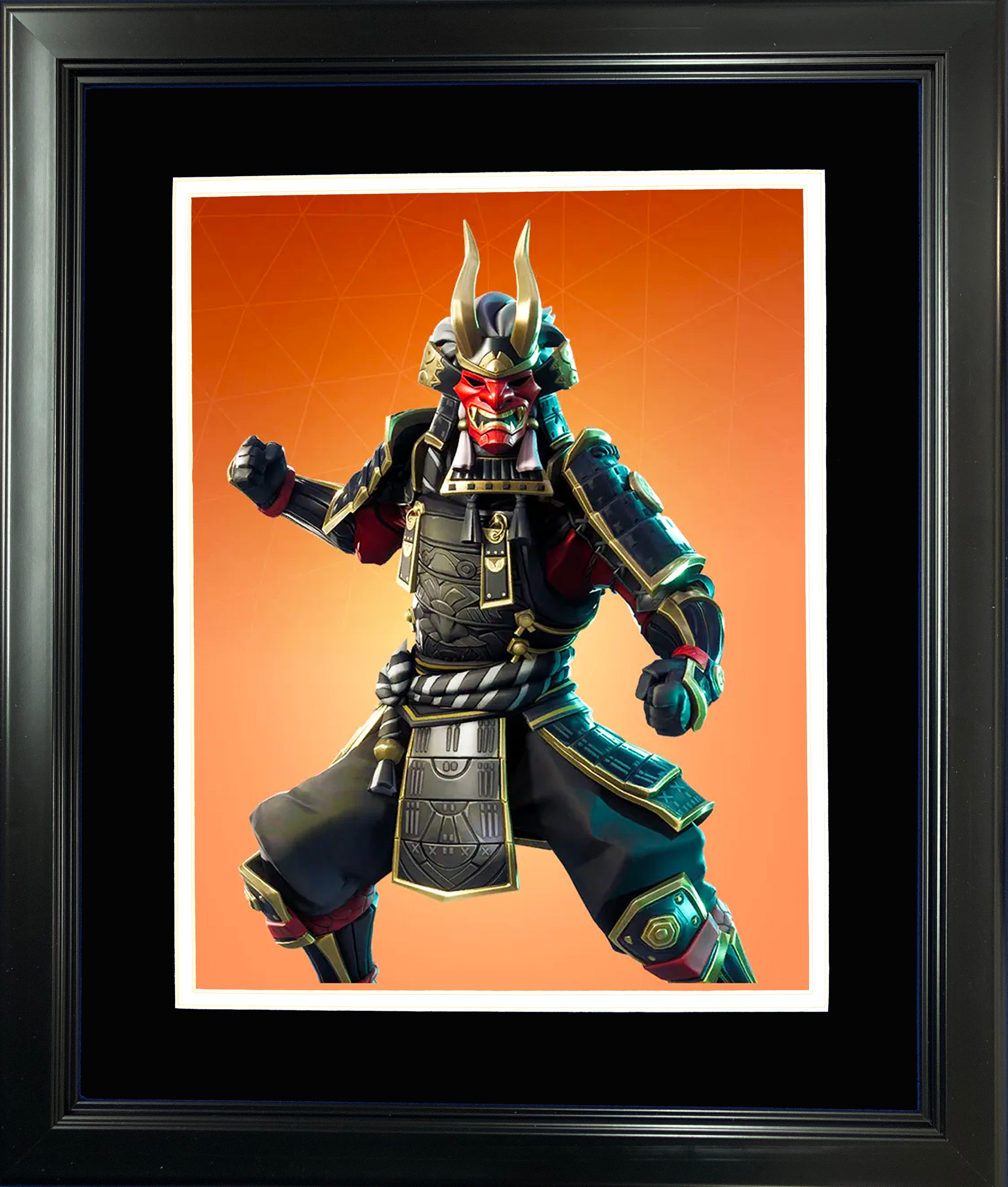 Framed Shogun Legendary Fortnite Skin 11"x14"Video Game Photo