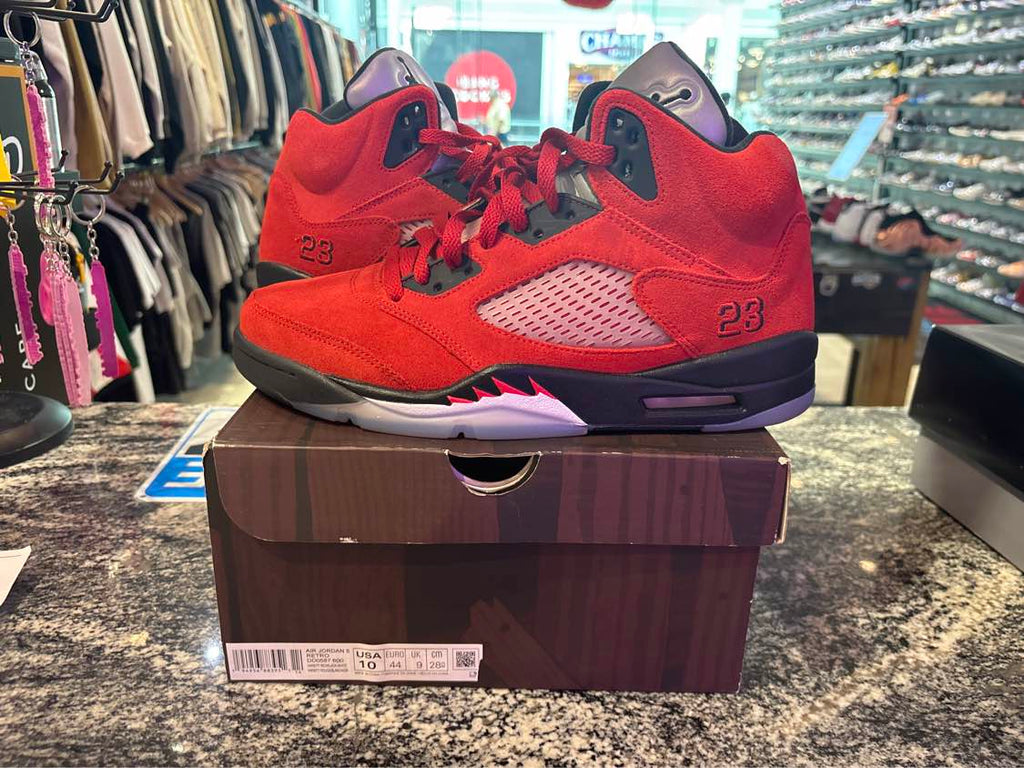 PRE OWNED Jordan 5 Retro Raging Bull Red (2021)