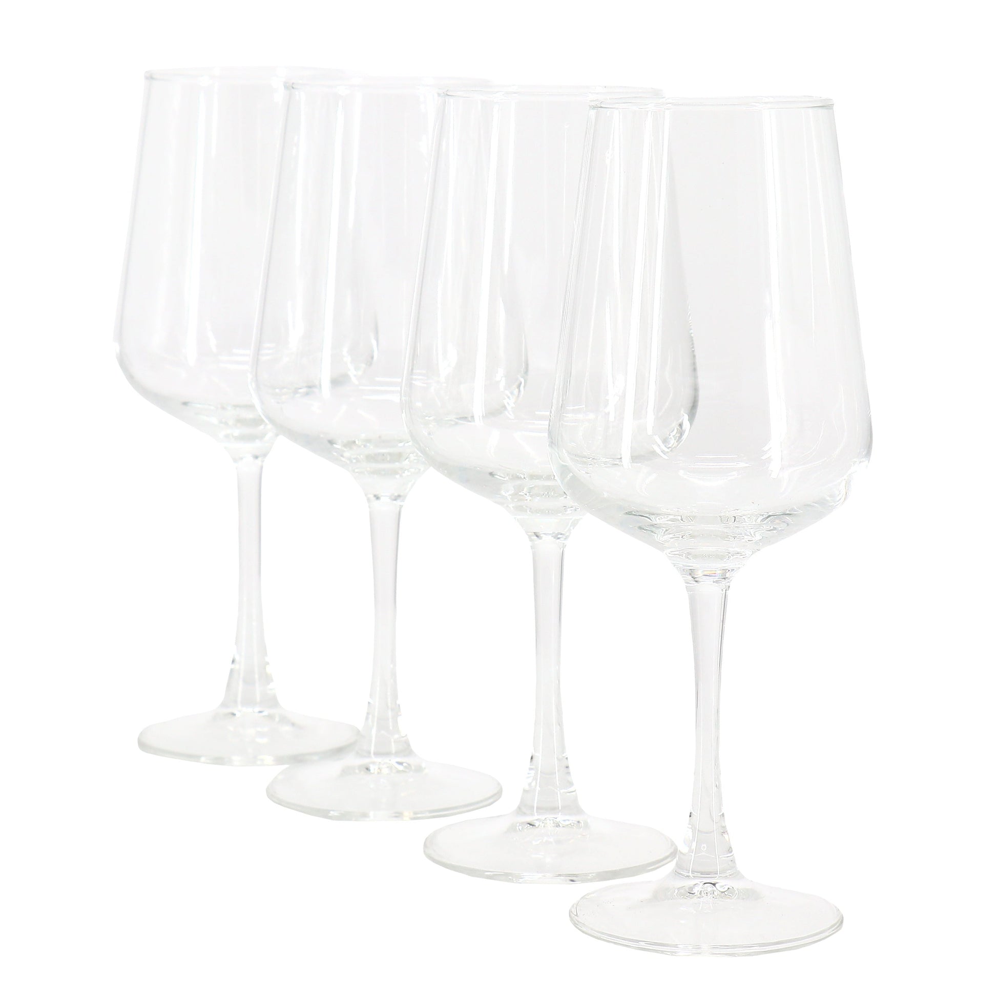 Gibson Home Belinni 4 Piece 15.4 Ounce Classic Wine Glass Set