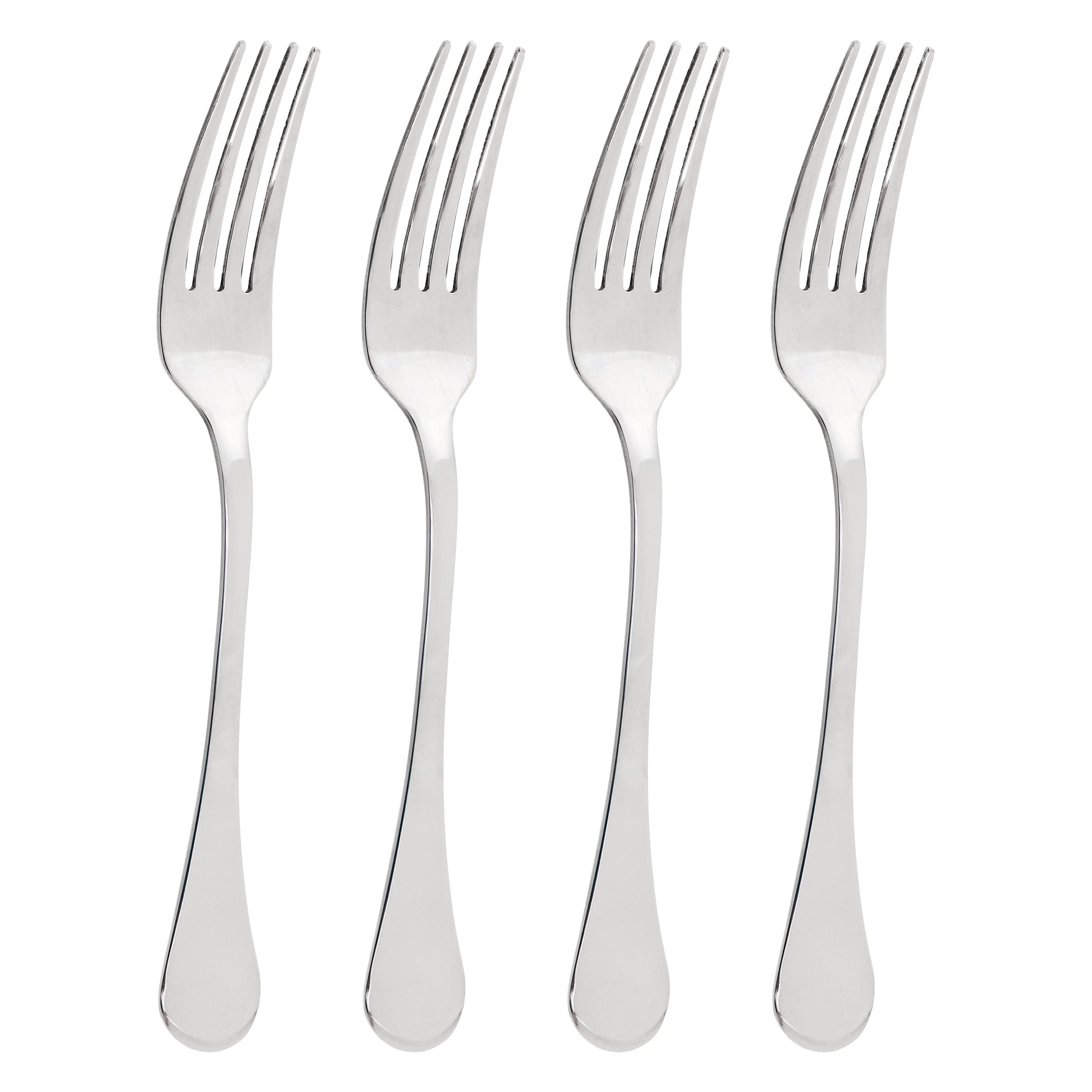 Gibson Home Manchester 4 Piece Stainless Steel Dinner Fork Set