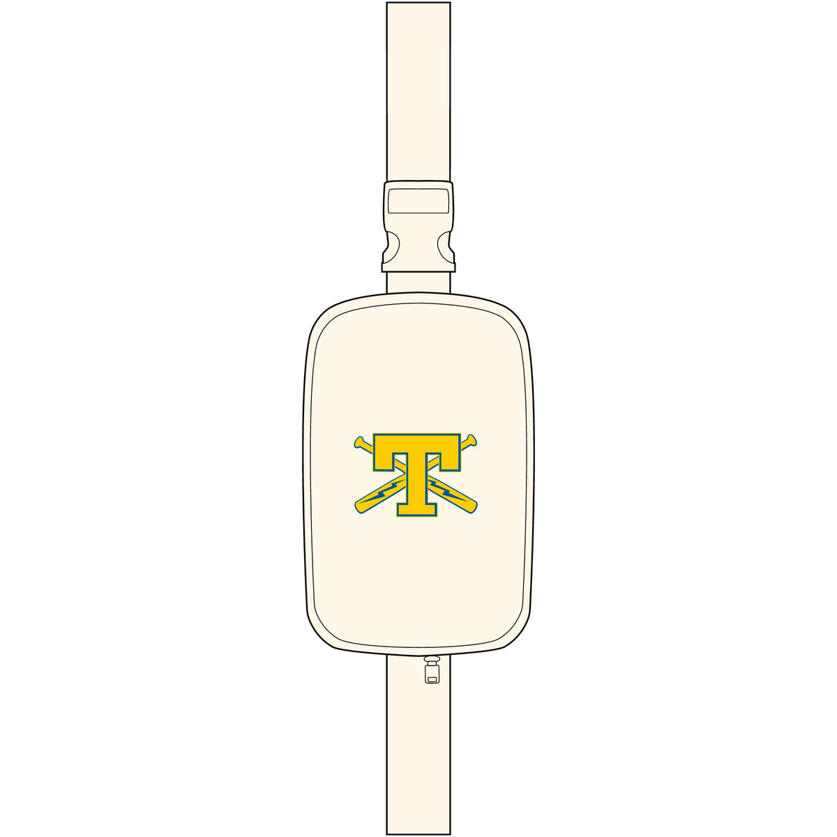 Embroidered Explorer Sling Bag — Casual Crossbody Pack with Thunderstix Logo