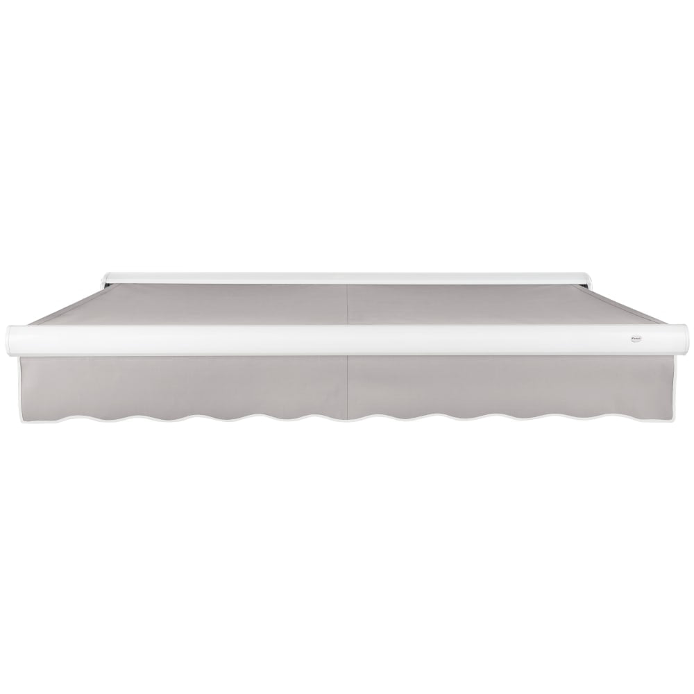 [14X10FT] Awntech Key West Premium Electric Outdoor Motorized Retractable Awning [FCL14/FCR14-SBY] (SAK46935)