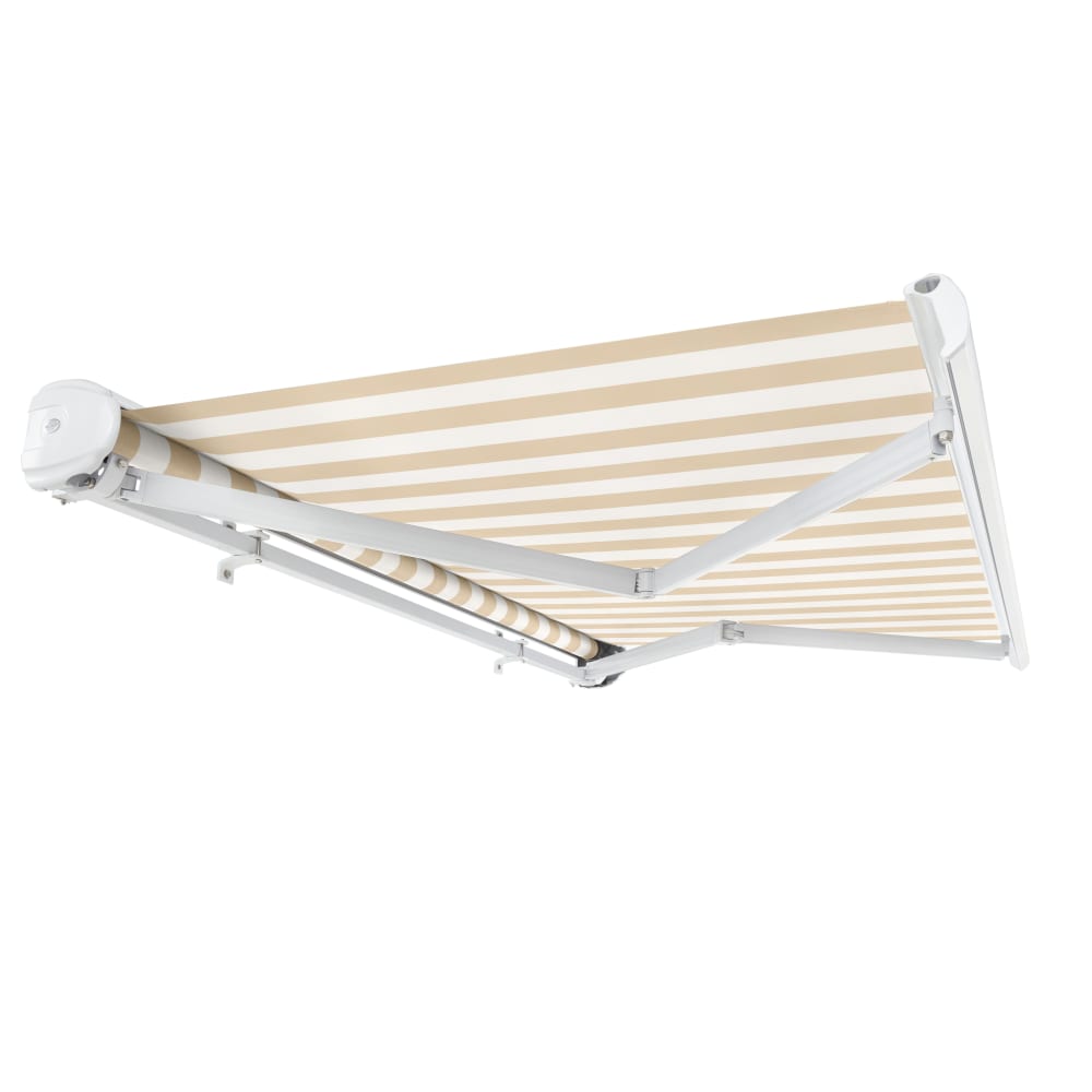 [14X10FT] Awntech Key West Premium Manual Outdoor Retractable Awning [FCM14-SBY] (SAK39625)