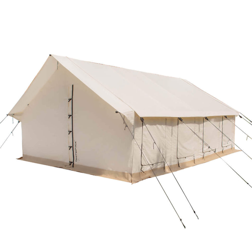 [14X16FT] White Duck Alpha Pro Four Season Wall Tent W/ PVC Floor And Aluminum Frame (SAK51982)