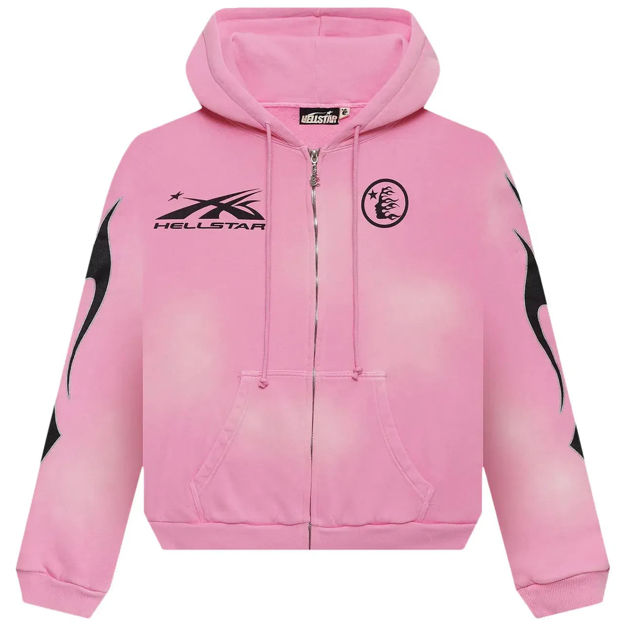 Hellstar x Complex Sports Flame Zip-Up 'Pink'