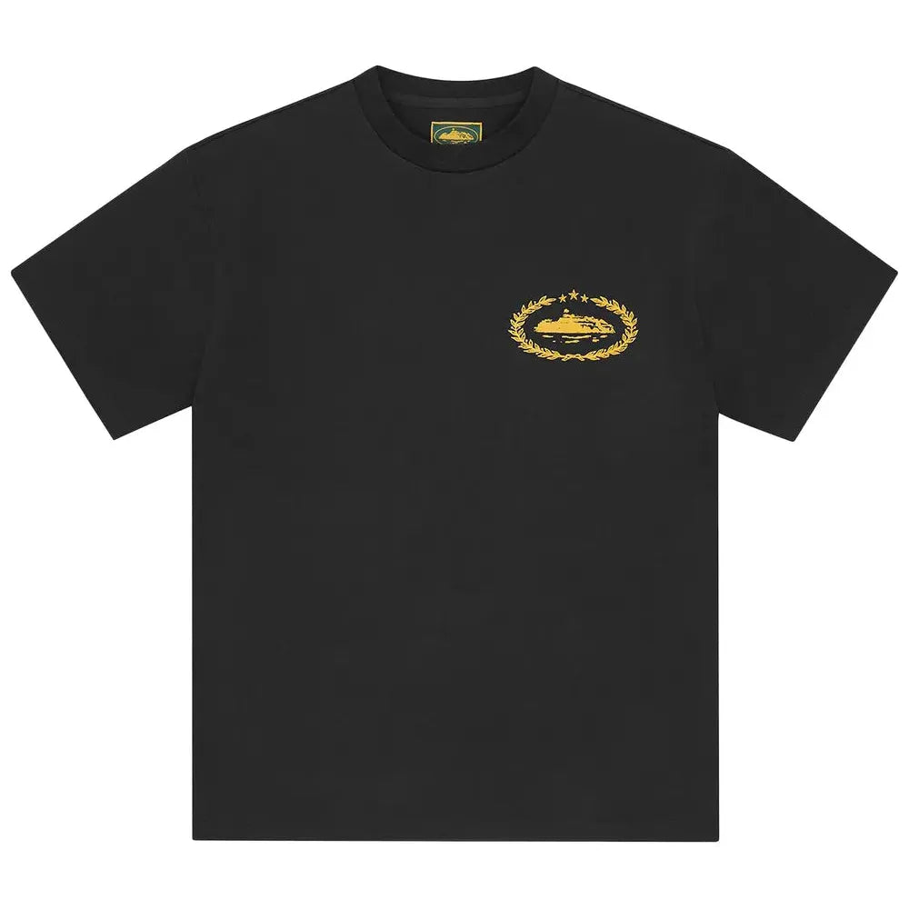 Corteiz Royale Heavyweight Tee 'Black/Yellow'