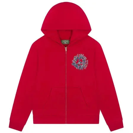 Denim Tears Denim University Zip Hoodie 'Red'