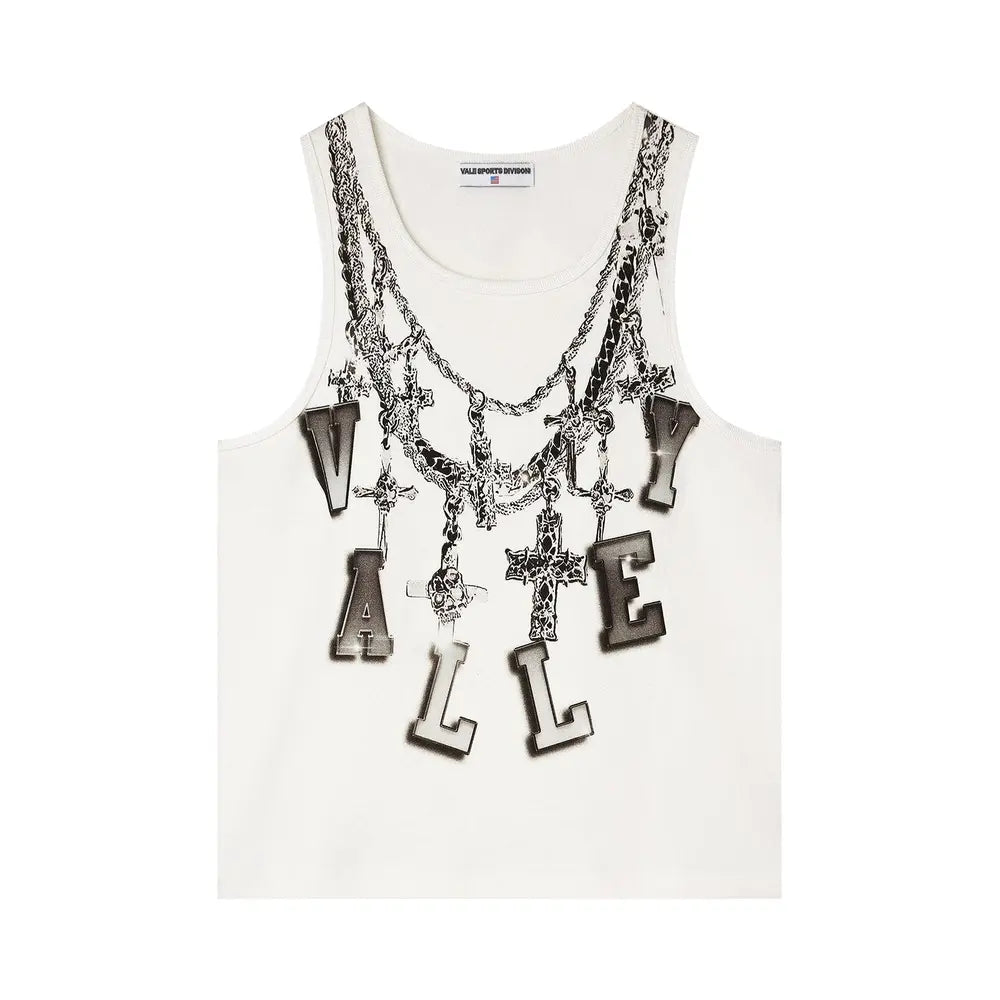Vale Forever Chain Tank 'White'