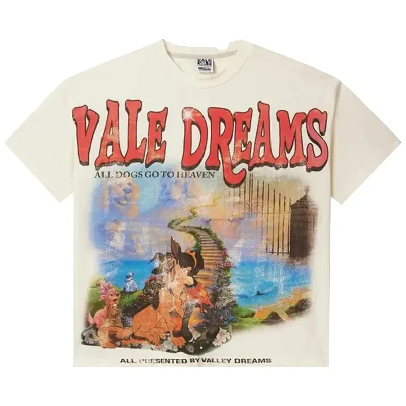 Vale Forever All Dogs Go To Heaven Tee Cream