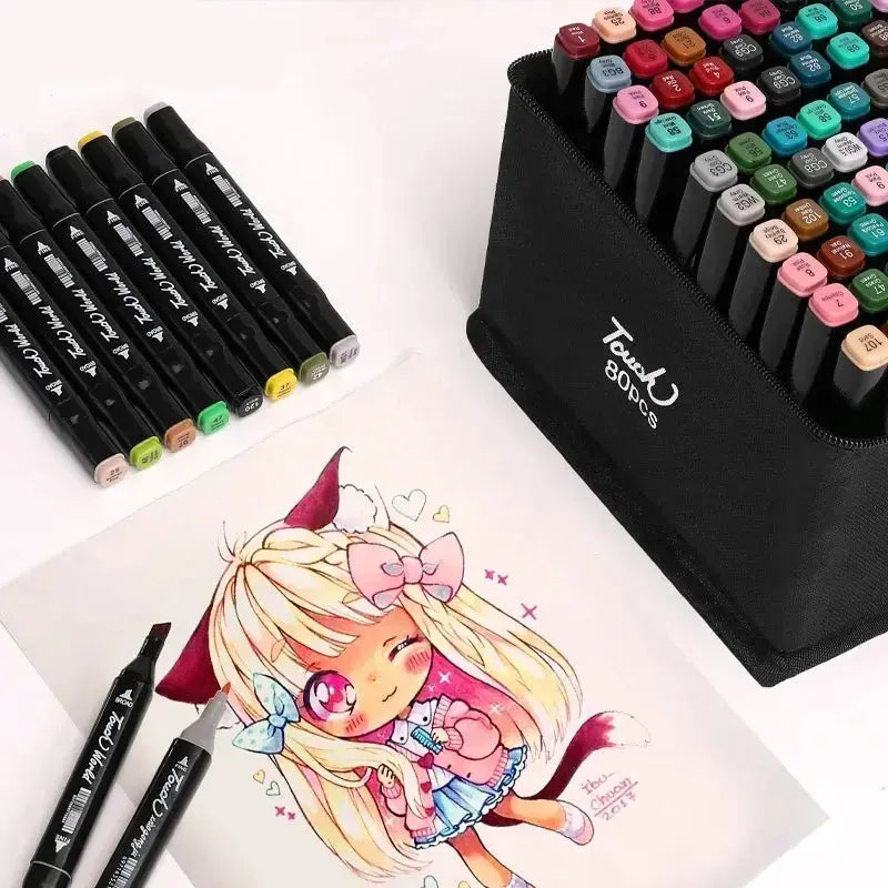 168 Color Marker Pen Set