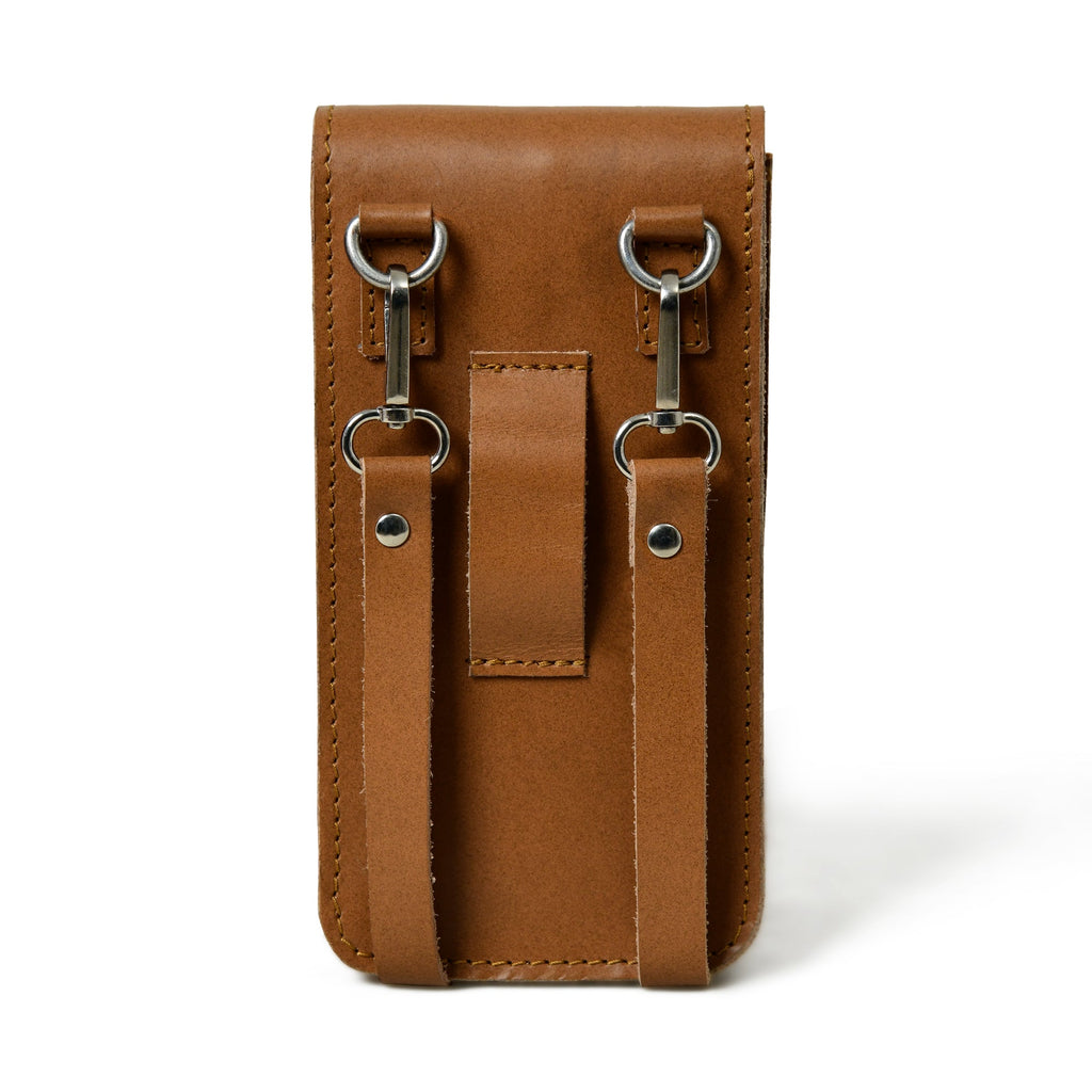 Cocoa Brown Mobile Case With Strap