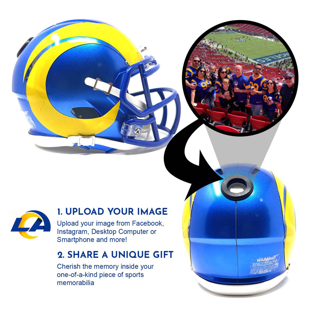 Los Angeles Rams NFL Mini Helmet - Picture Inside