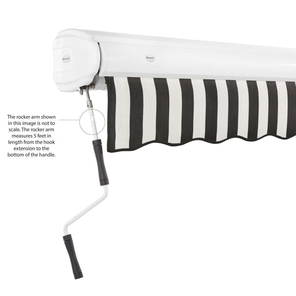 [16X10FT] Awntech Key West Premium Manual Outdoor Retractable Awning [FCM16-SBY] (SAK37154)