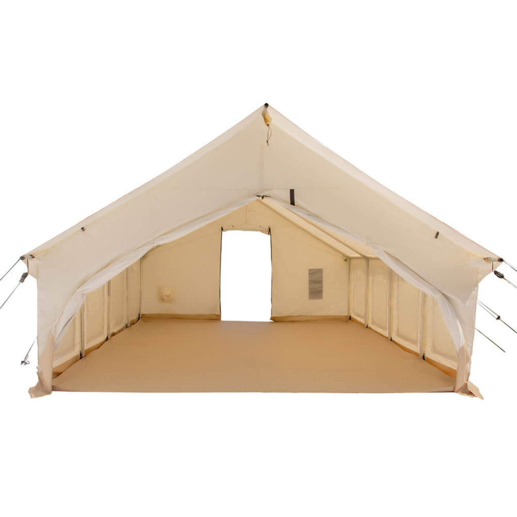 [16X24FT] White Duck Alpha Pro Wall Tent With Three-layer Large Storm Windows (SAK60473)