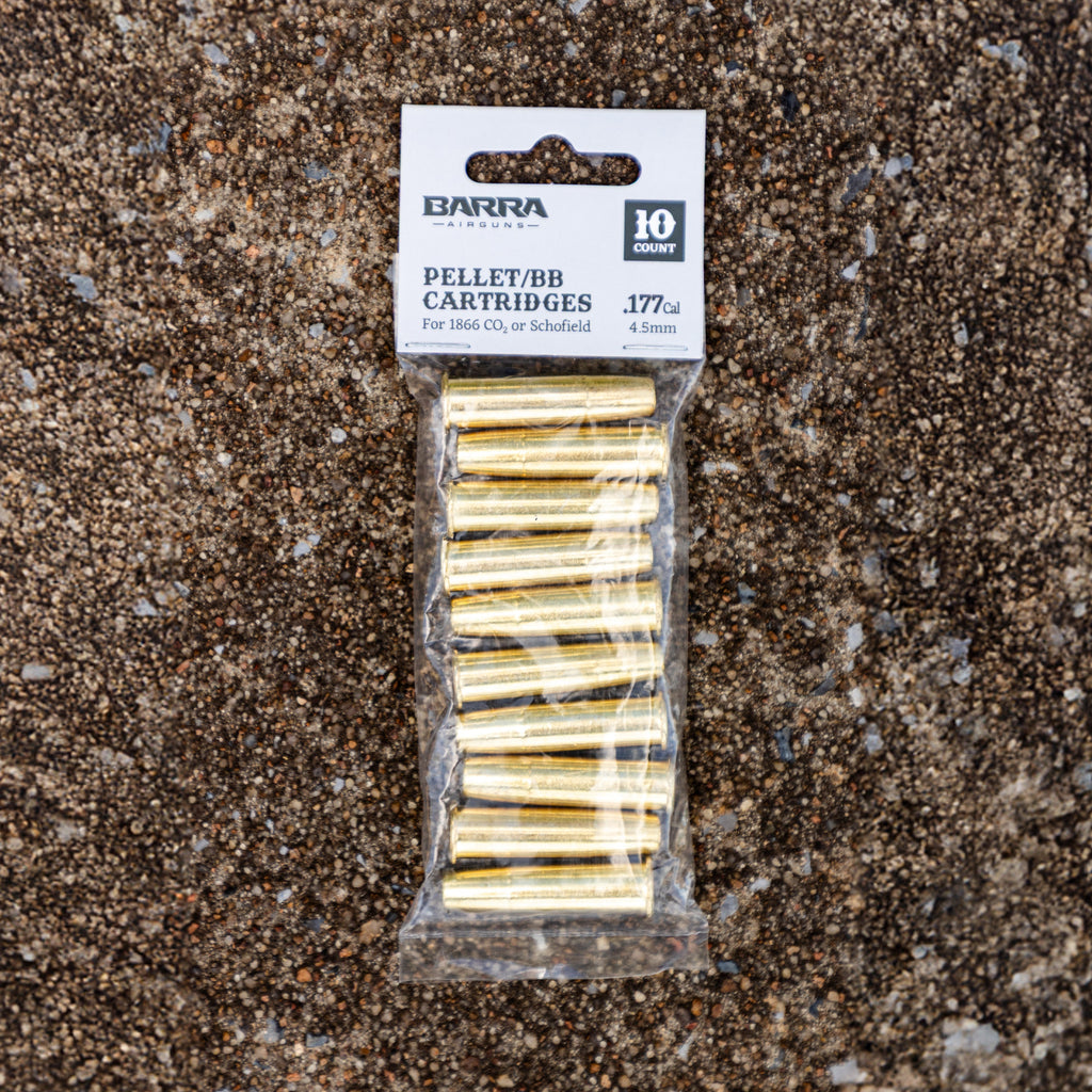 1866 CO2 Rifle .177 Caliber Pellet Cartridges - 10 Count