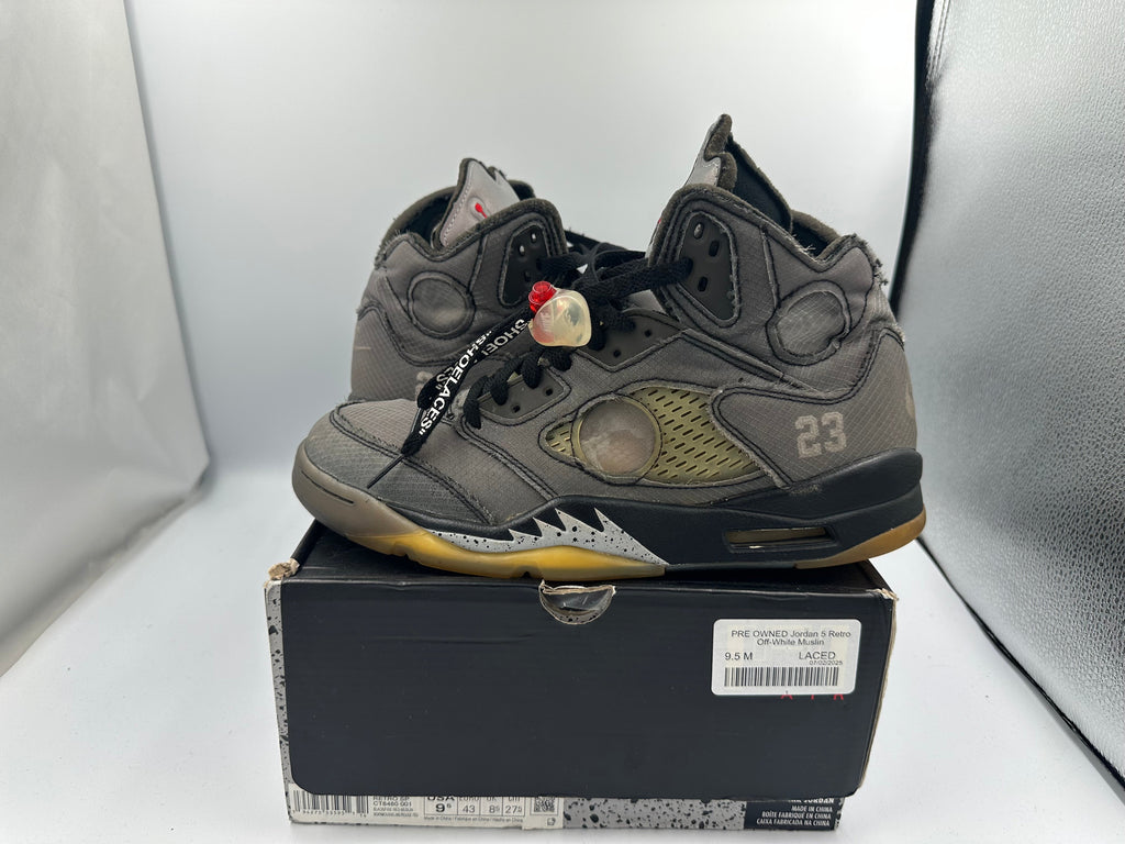 PRE OWNED Jordan 5 Retro Off-White Muslin
