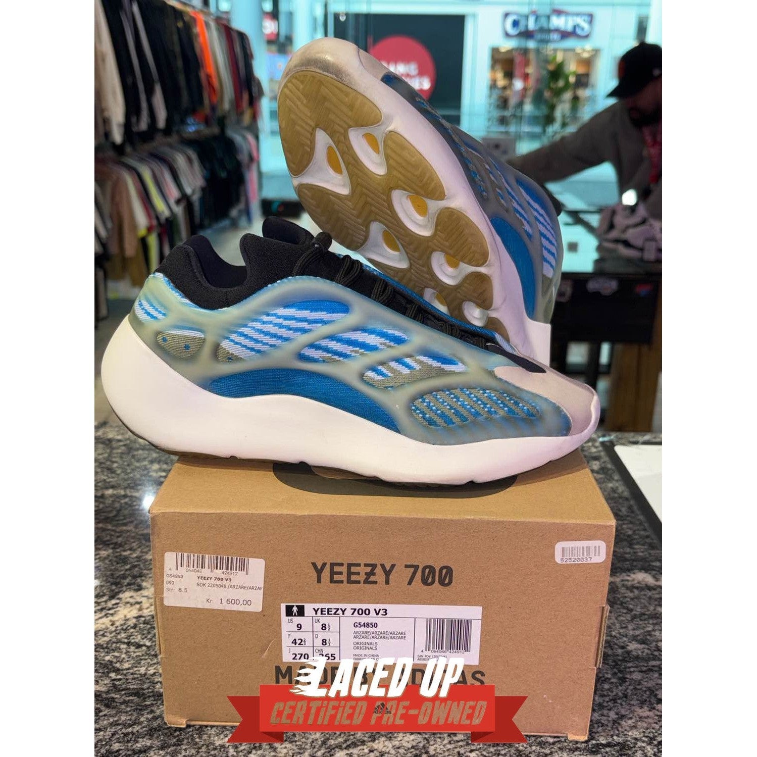 PRE OWNED Adidas Yeezy 700 V3 "Arzareth"