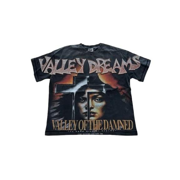 Vale Forever Damned Bling Tee “Washed Black”