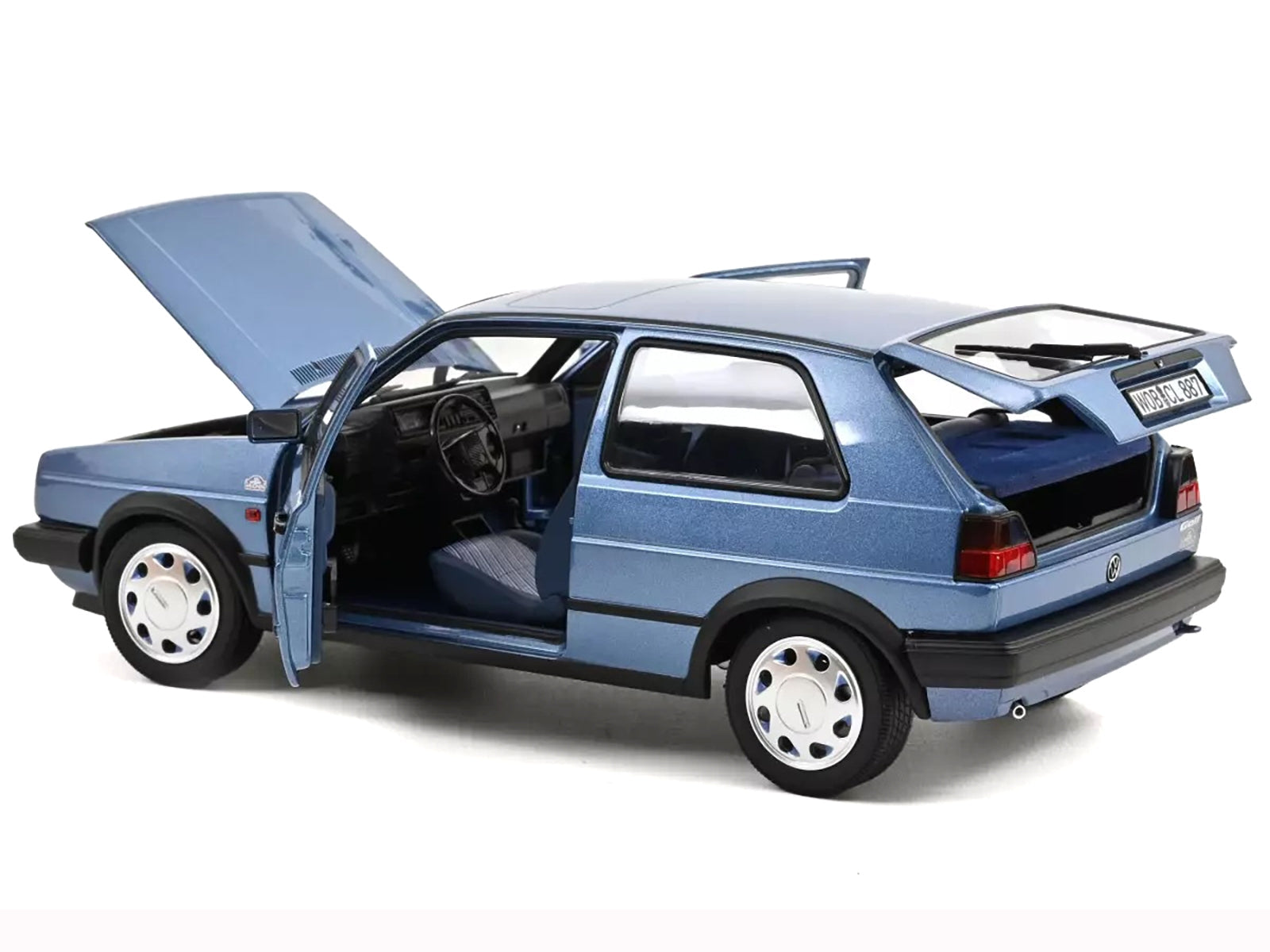 1988 Volkswagen Golf "10 Million" Star Blue Metallic 1/18 Diecast Model Car by Norev